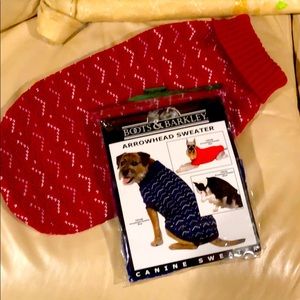 NIB 2  knit turtleneck dog sweaters